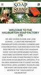 Mobile Screenshot of haliburtonsoapfactory.com